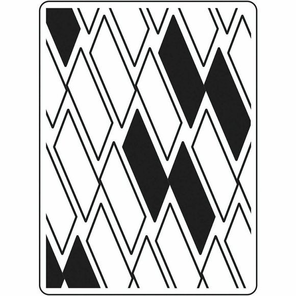 Darice Embossing Folder Rectangle Scrapbook Paper Crafts Card Making - Picture 1 of 6